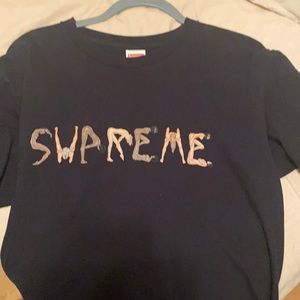SUPREME Large Black t shirt.